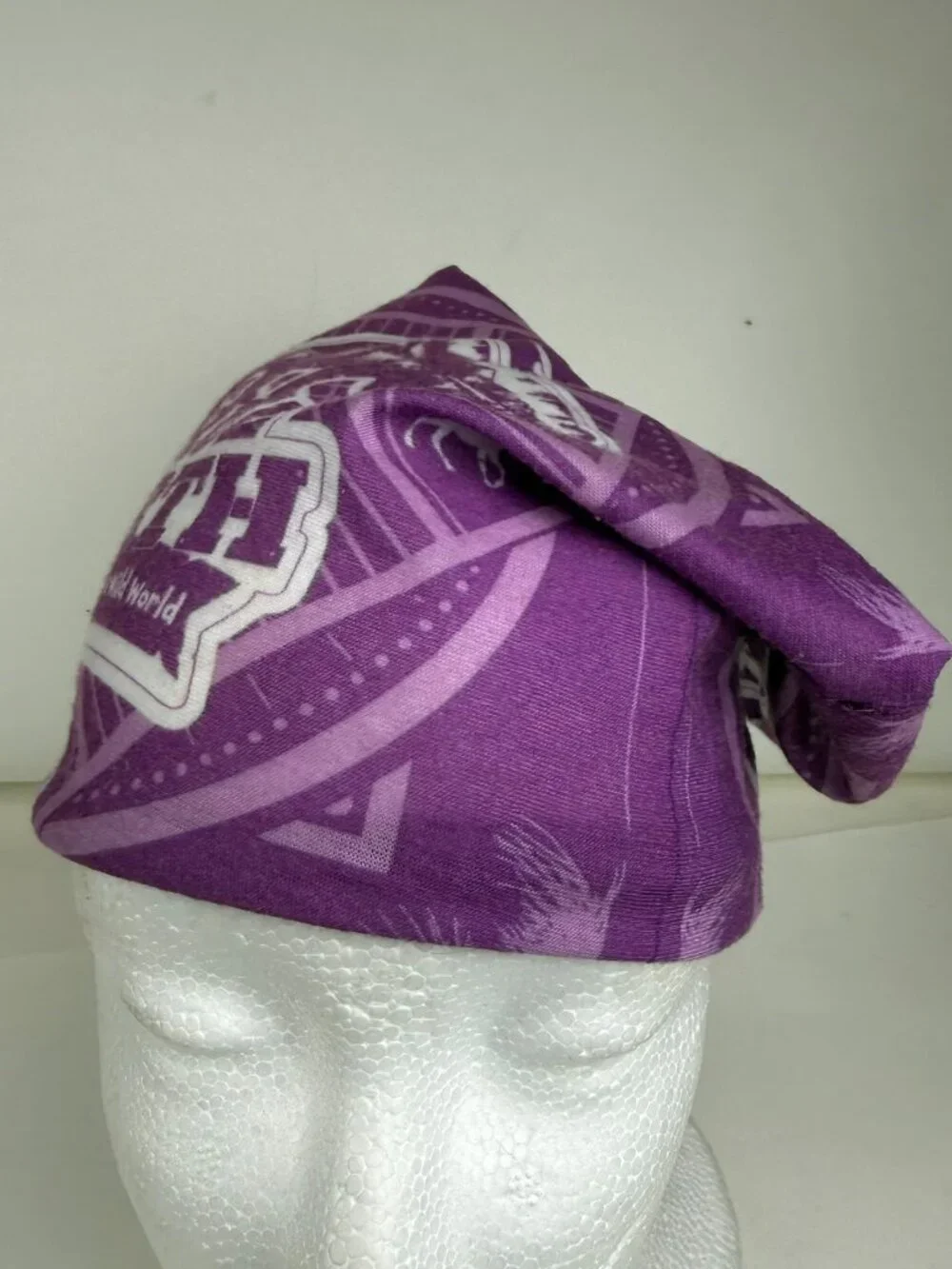True North Trusting Jesus in a Wild World Purple Tube Bandana Scarf Headwear